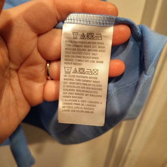 Isaac Mizrahi Live Blue Knit Snap Front Cardigan Shirt Jacket 4X Travel Casual - Picture 6 of 8